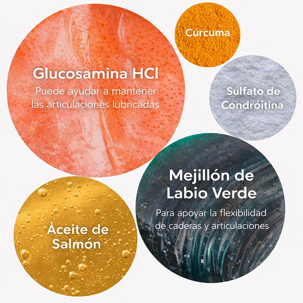 Masticables para el cuidado de las articulaciones