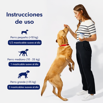 Masticables para el cuidado de las articulaciones