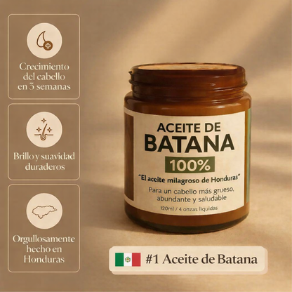 Aceite Natural para el Crecimiento Capilar de Batana