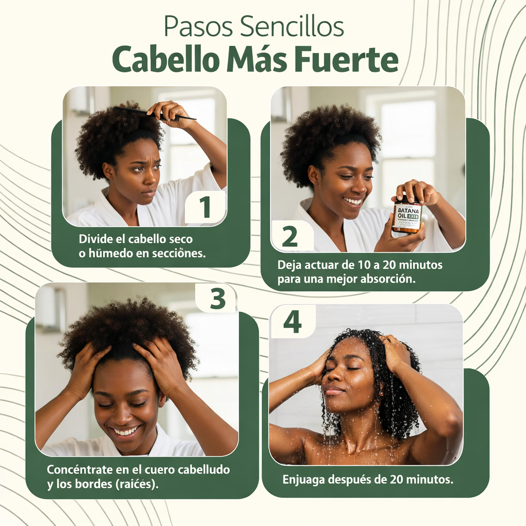 Aceite Natural para el Crecimiento Capilar de Batana