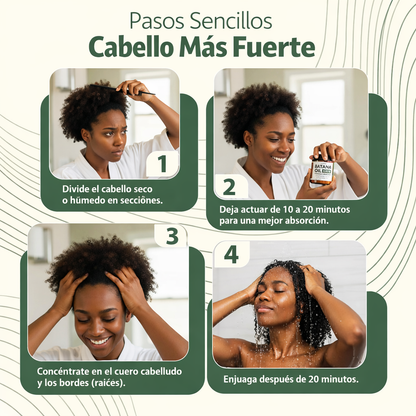 Aceite Natural para el Crecimiento Capilar de Batana