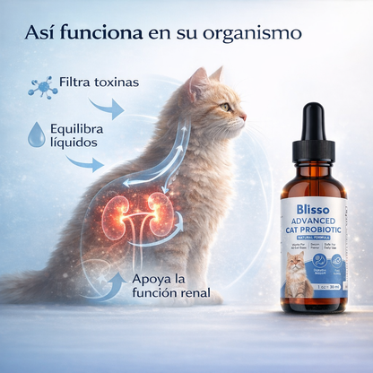 BlissoPet | Probiótico Avanzado para Gatos