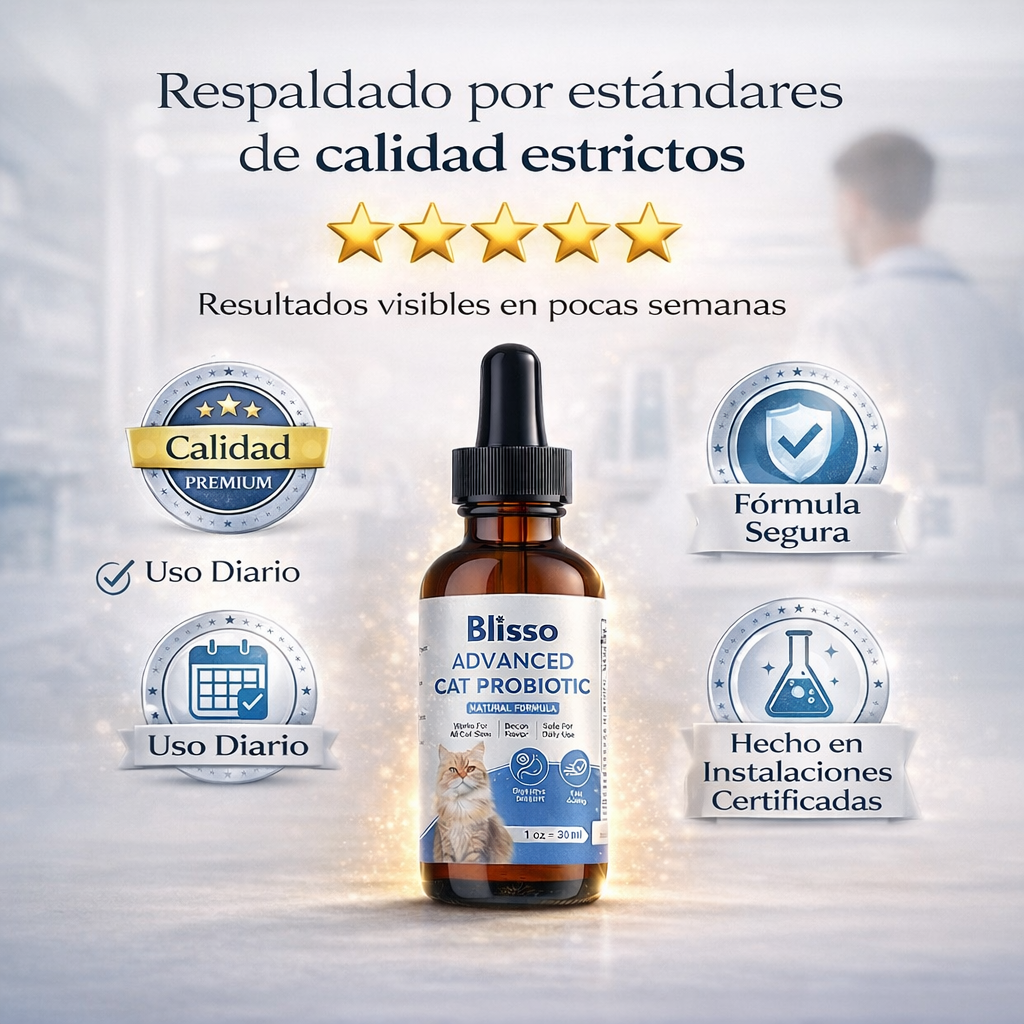 BlissoPet | Probiótico Avanzado para Gatos