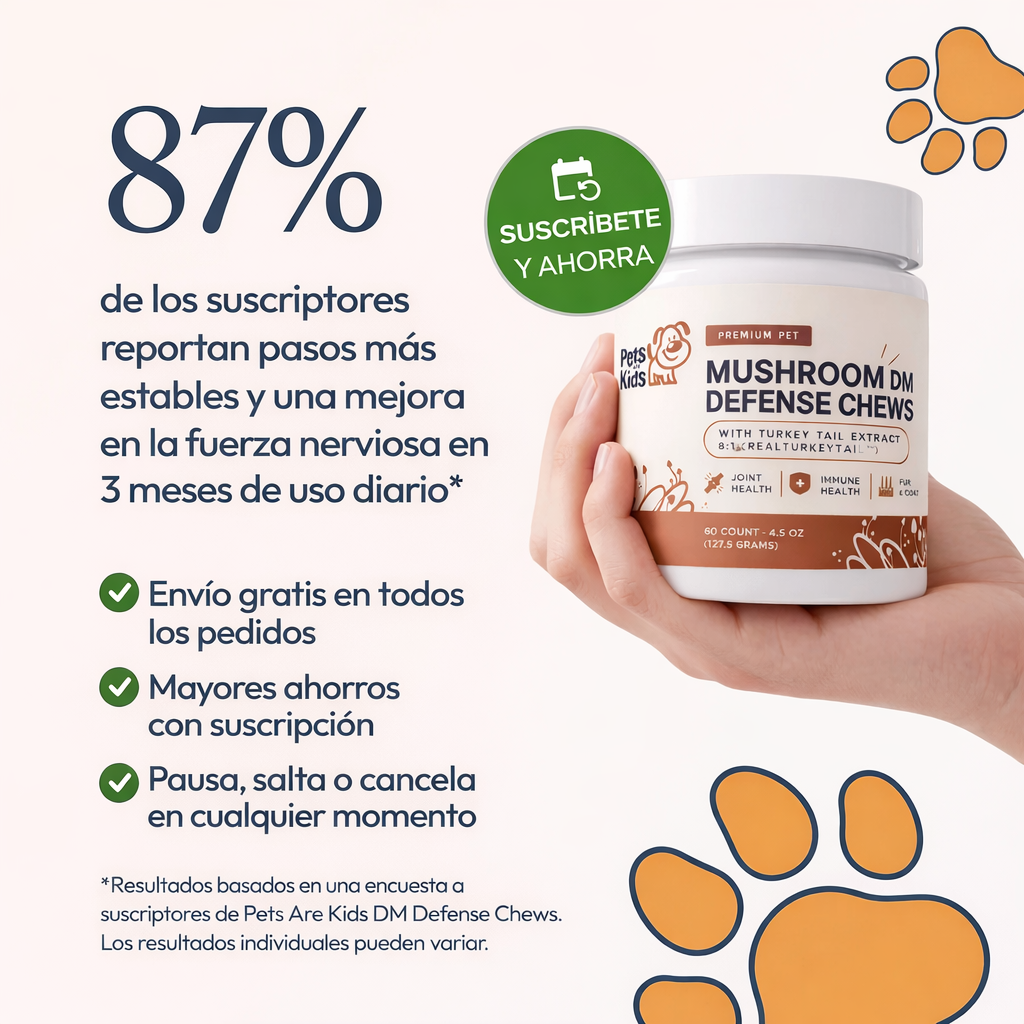 Conoce el suplemento #1 recomendado por veterinarios para DM