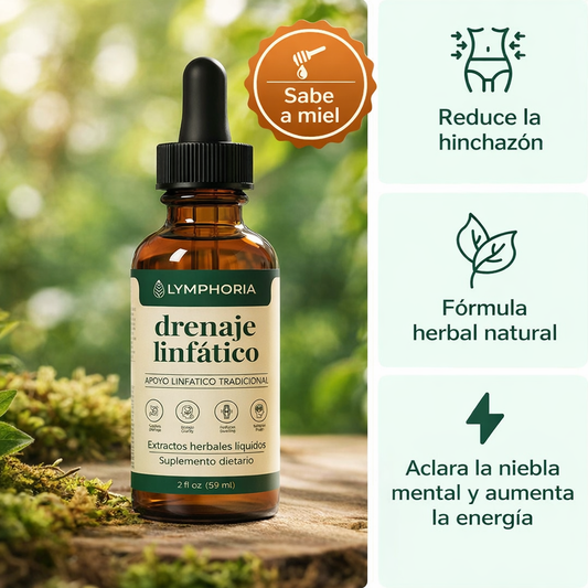 Gotas de bienestar para drenaje linfático