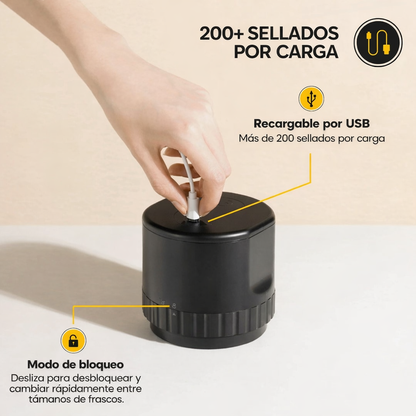 Kit de Sellador al Vacío de Frascos Mason