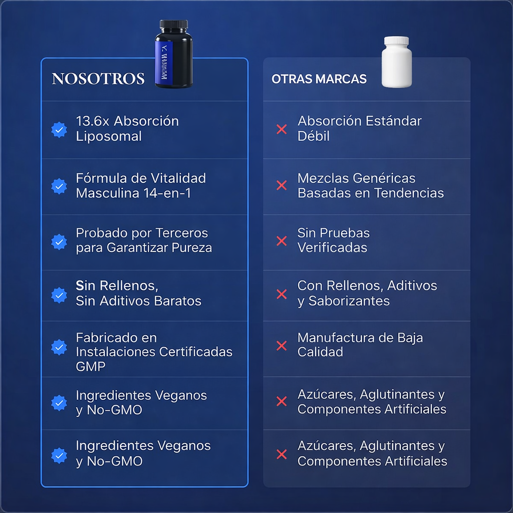 NAD+ Liposomal para Hombres