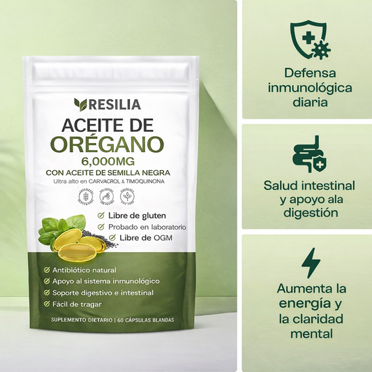 Cápsulas de Aceite de Orégano – Refuerza de forma natural la inmunidad y la salud intestinal desde dentro