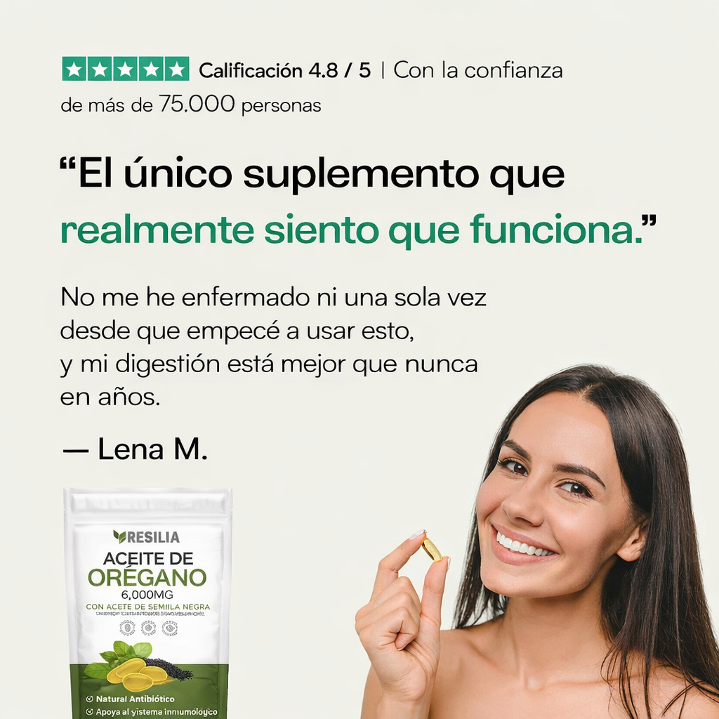 Cápsulas de Aceite de Orégano – Refuerza de forma natural la inmunidad y la salud intestinal desde dentro