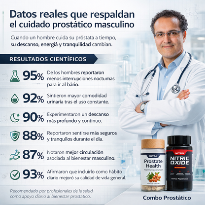 Combo Prostático | Menos interrupciones nocturnas, más descanso