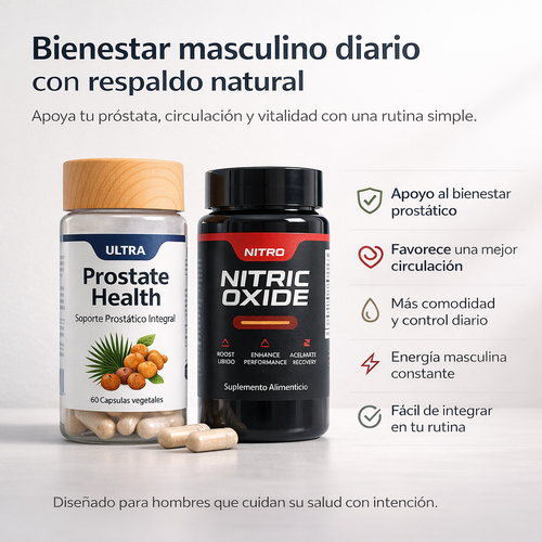 Combo Prostático | Menos interrupciones nocturnas, más descanso