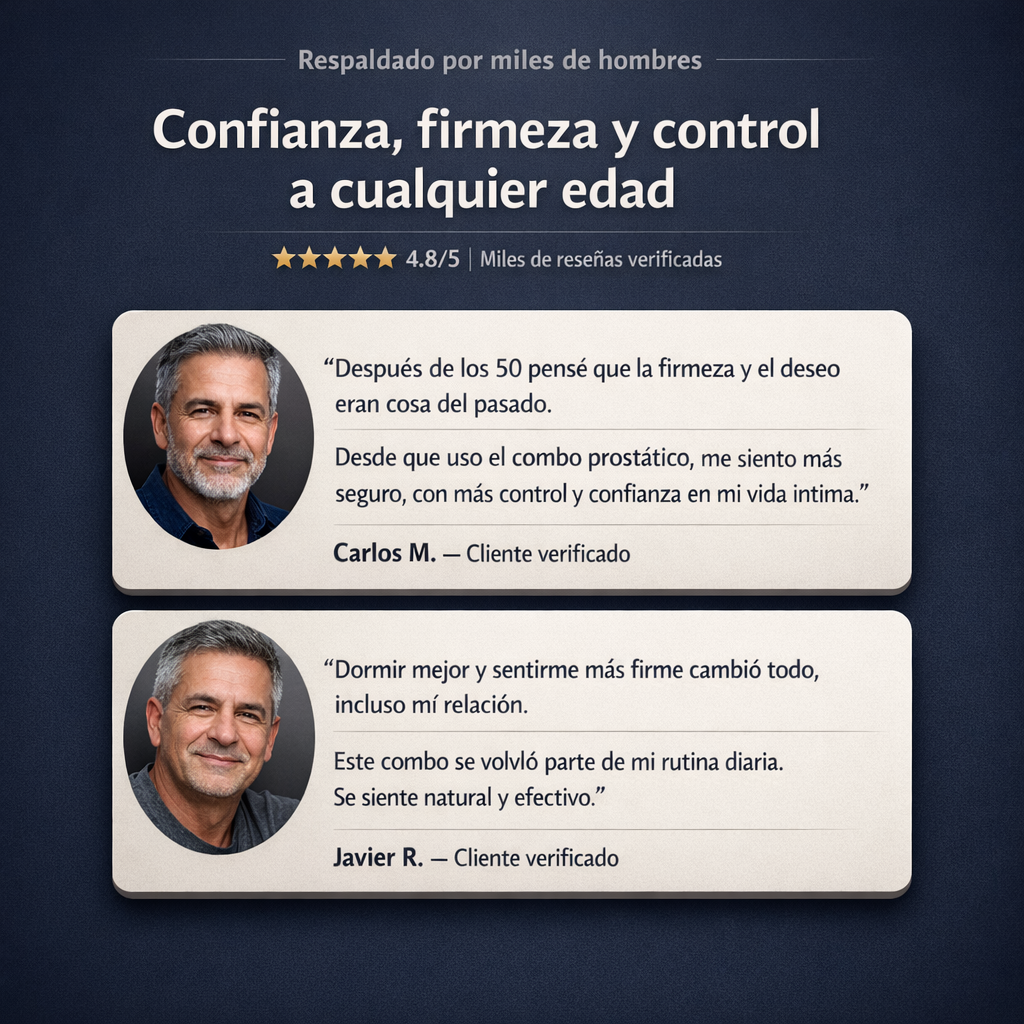 Combo Prostático | Donde la potencia masculina empieza de nuevo.