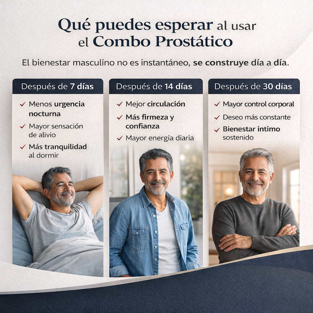 Combo Prostático | Donde la potencia masculina empieza de nuevo.