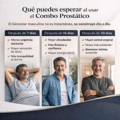 Combo Prostático | Donde la potencia masculina empieza de nuevo.