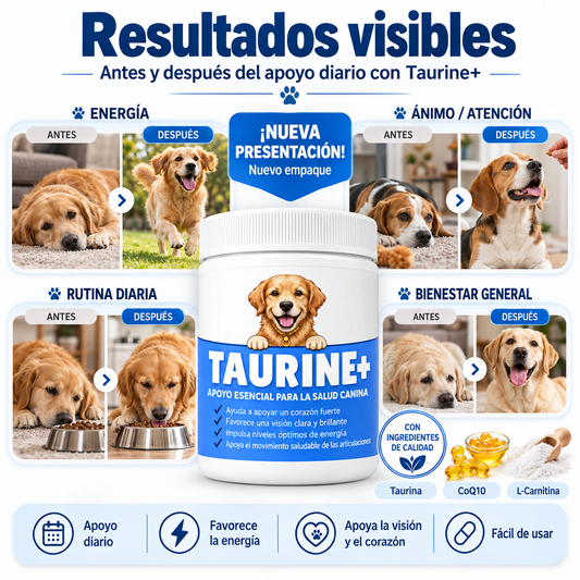 PureTaurine+ | Apoyo para Perros