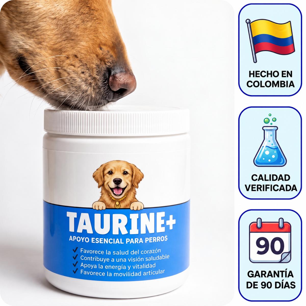 PureTaurine+ | Apoyo para Perros