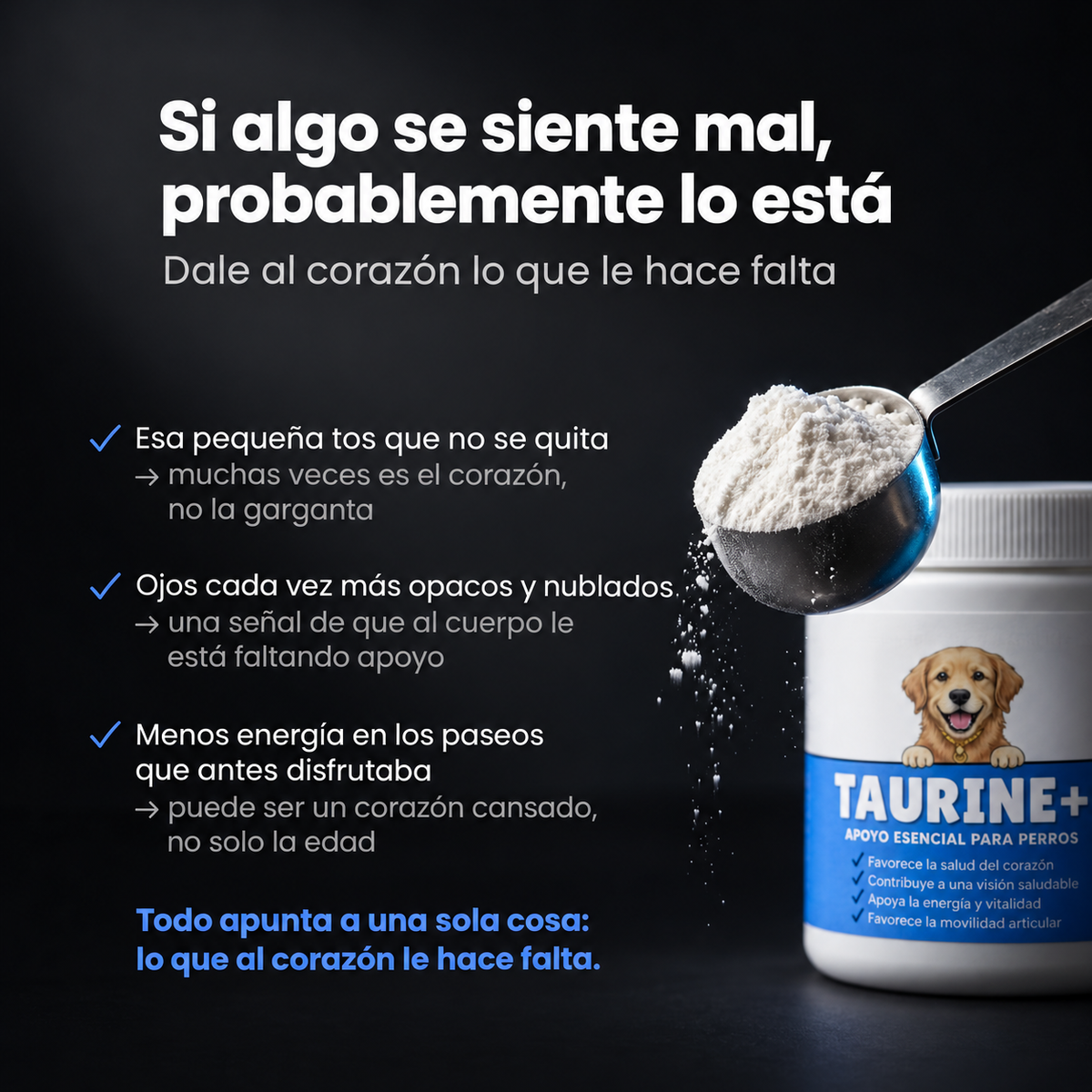 PureTaurine+ | Apoyo para Perros