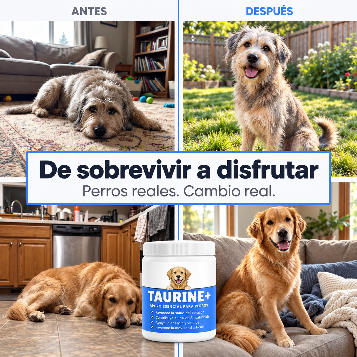 PureTaurine+ | Apoyo para Perros