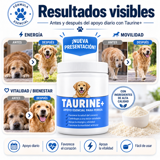 PureTaurine+ | Apoyo para Perros