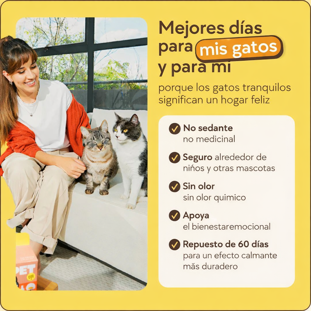 Kit Difusor Calmante para Gatos