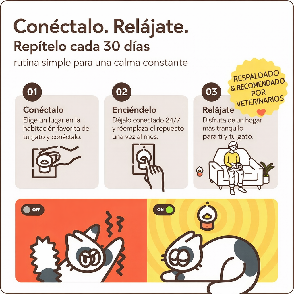 Kit Difusor Calmante para Gatos